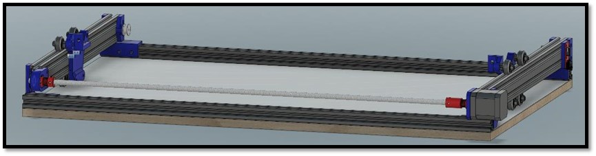 Y axis drive rod