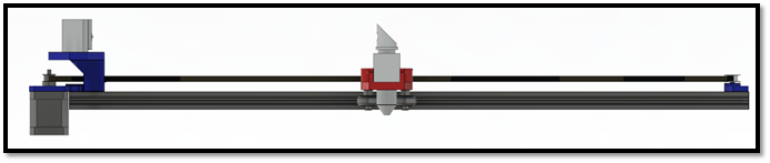 X axis assembly view 2